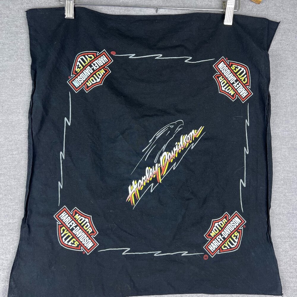 Vintage Harley-Davidson® Bandana‎ Eagle Cycles Rap Handkerchief